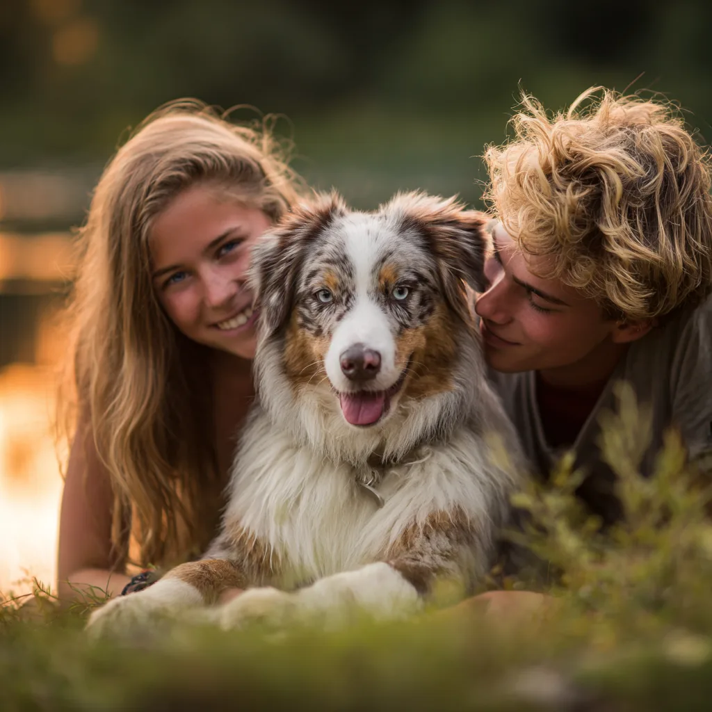 Family dog portrait session South Shore MA