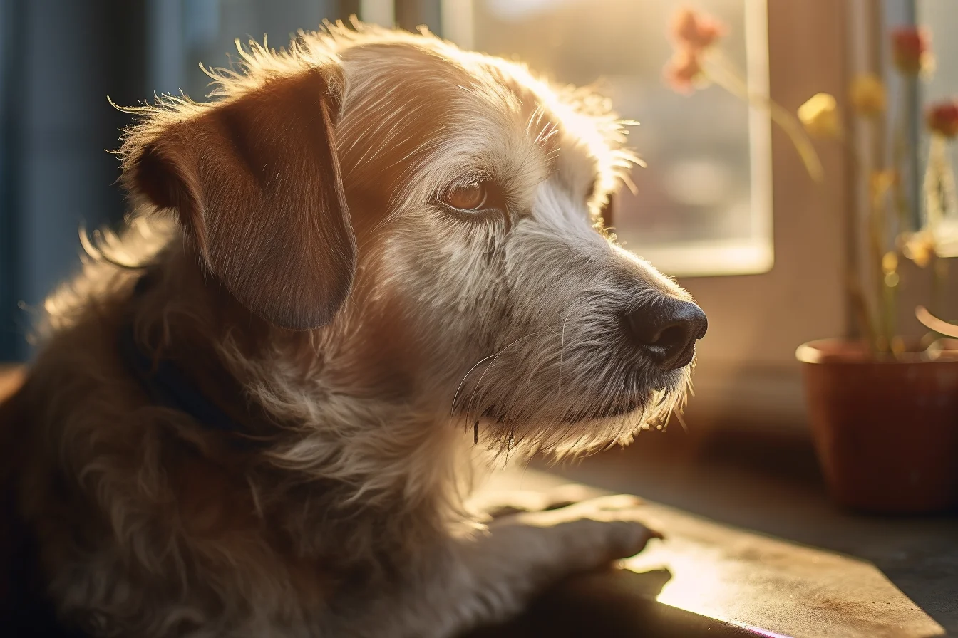 Senior dog portrait session Rockland MA