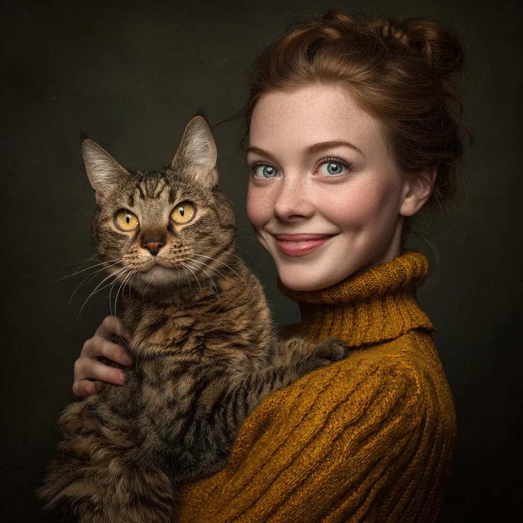 Indoor pet portrait session Rockland MA