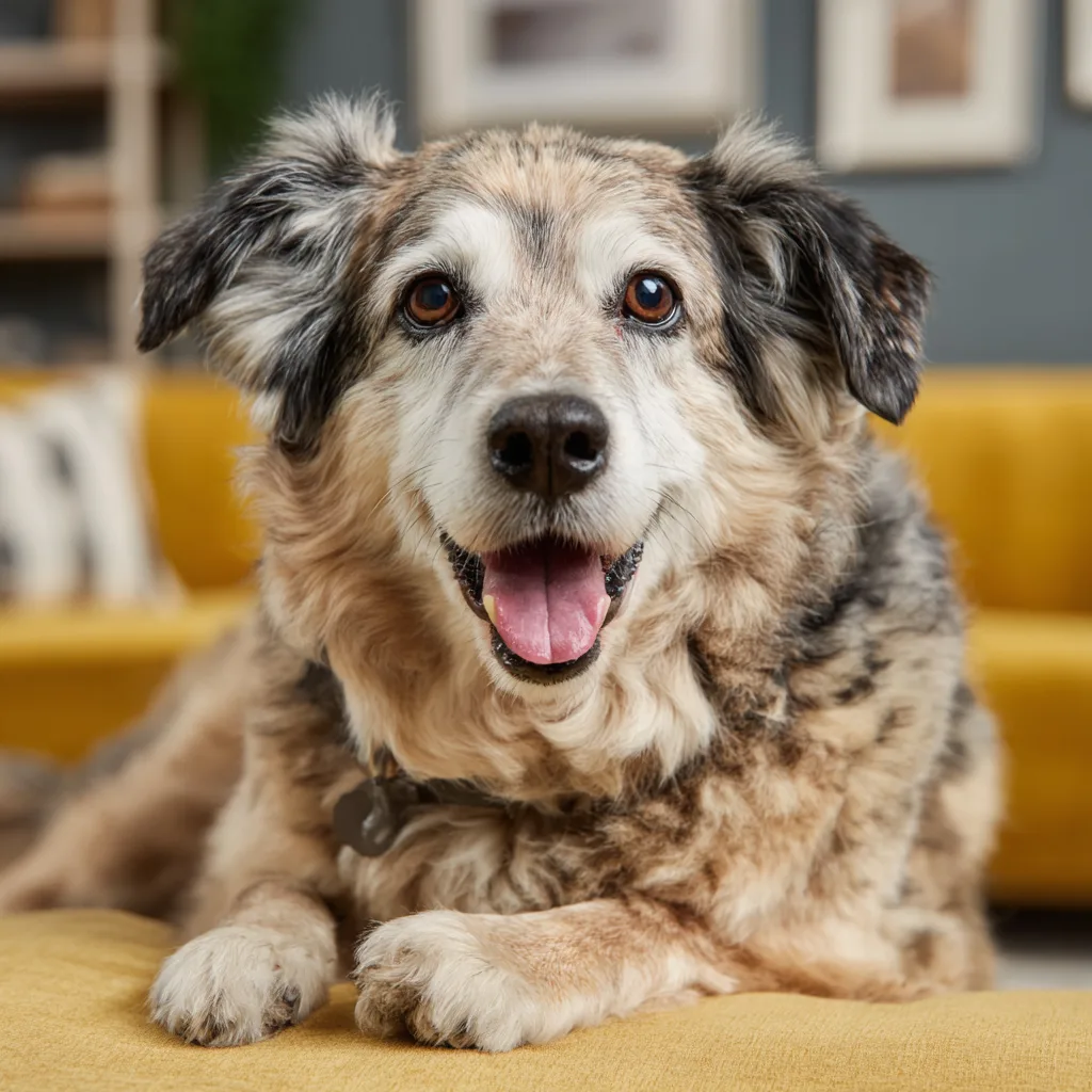 Senior dog portrait session Massachusetts