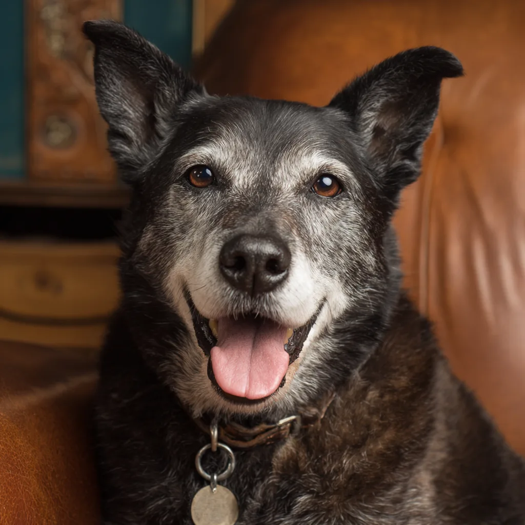 Senior dog family portrait Rockland MA