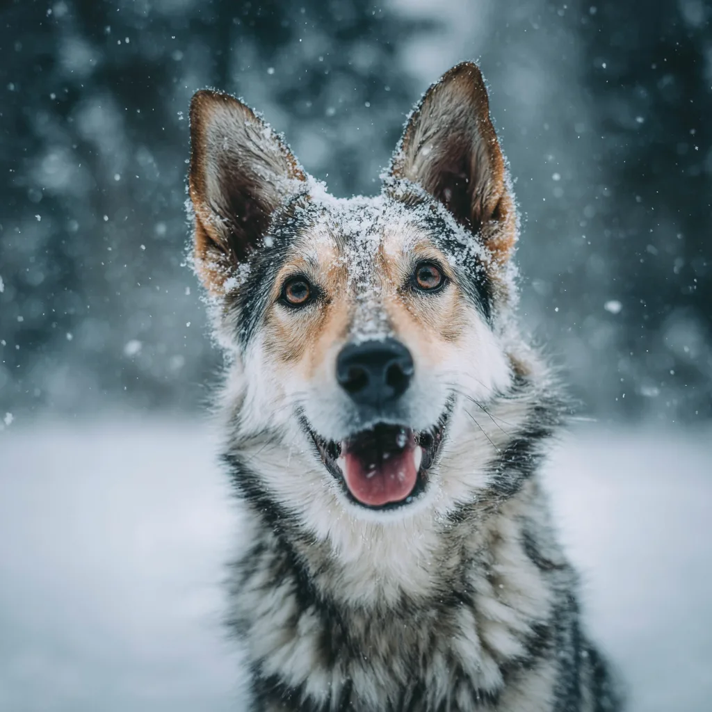 Dog portrait sample