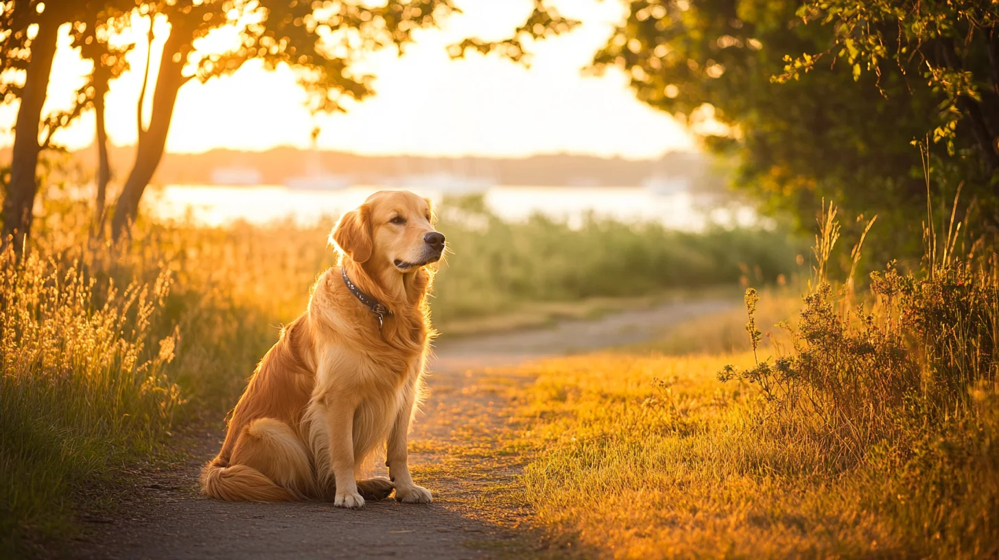 Fall dog photography South Shore Massachusetts autumn foliage