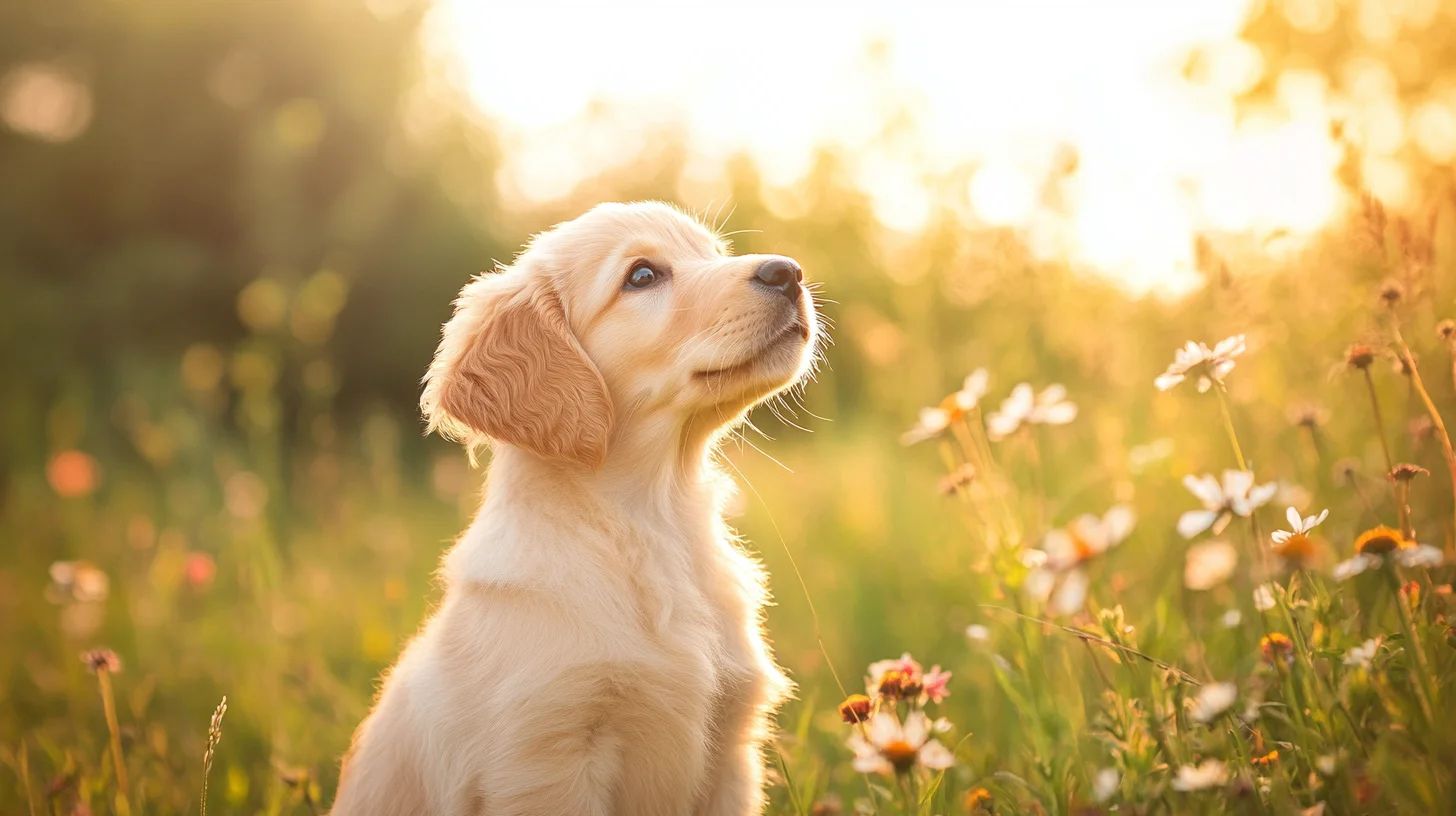 Puppy portrait session South Shore Massachusetts